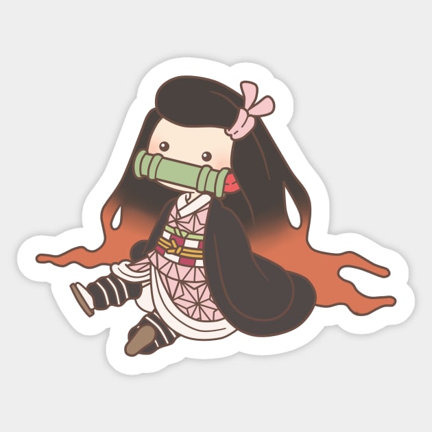 Nezuko Sticker by chiswui